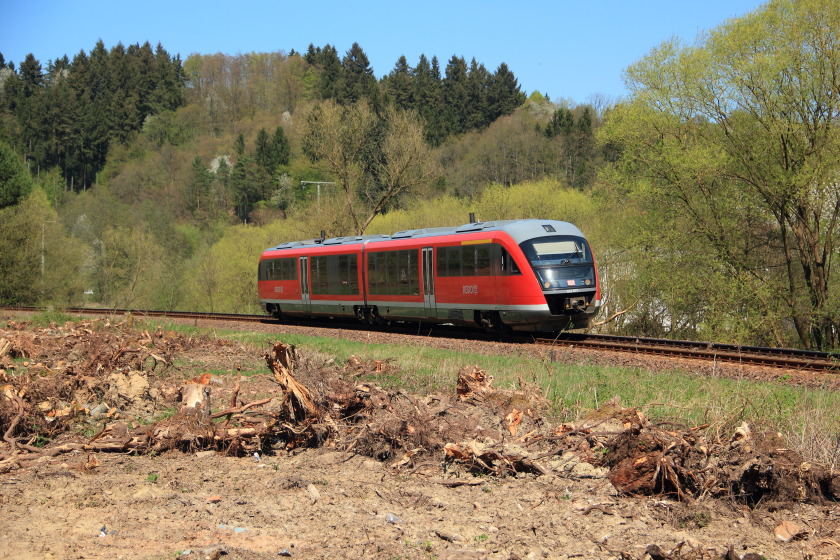 Schwarzbachtalbahn im Frühling