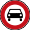 Verbot für Kraftwagen