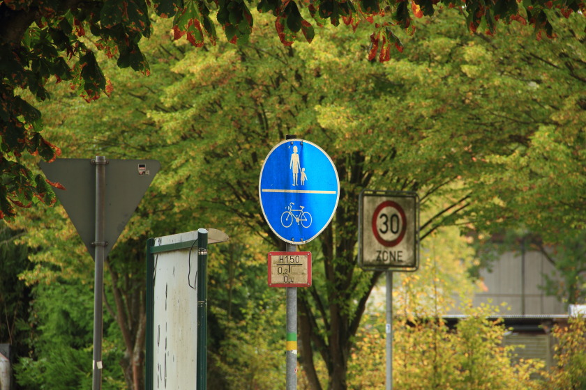 Tempo-30-Zonen-Radwege in Bad Dürkheim